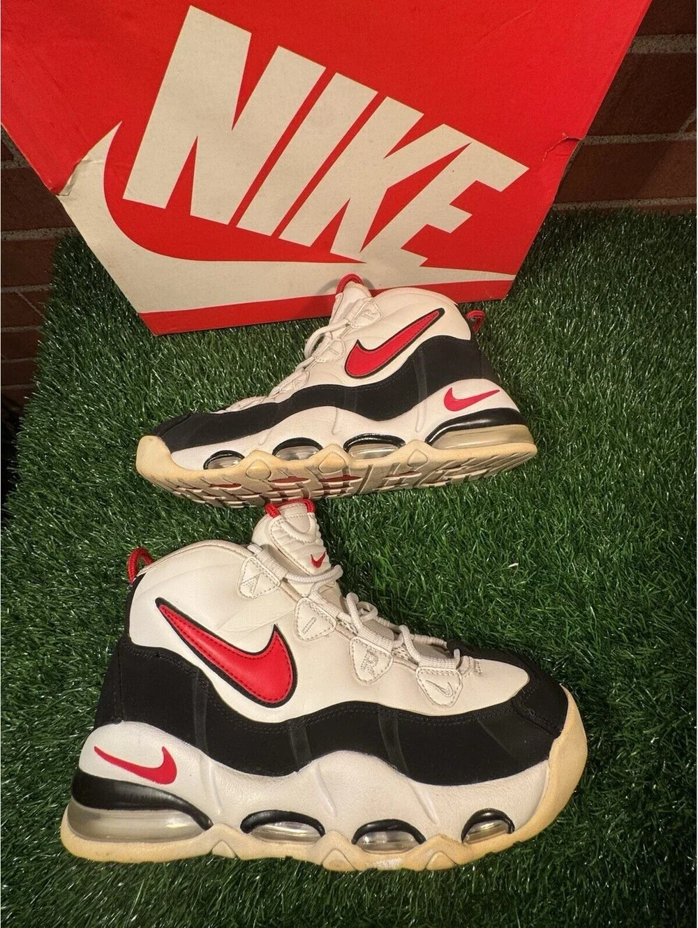 Size 8 - Nike Air Max Uptempo 95 2019 Bulls With Box No Insoles